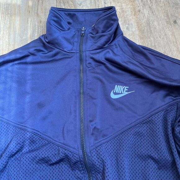 Nike Track Jacket Men's Navy and Blue - Picture 4 of 8